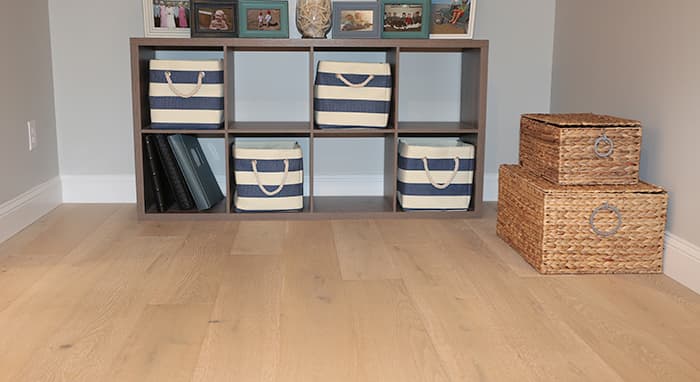Dune Wide Plank Structured Flooring installed in Cozy Cottage Renovation