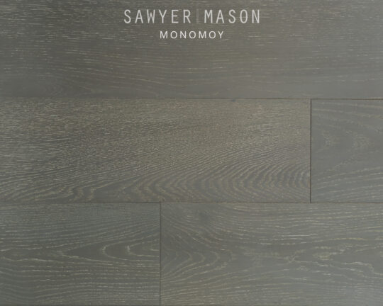 gray floor with lighter grain