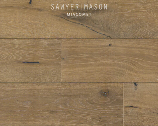 Popular light brown wire brushed floor with white grain.