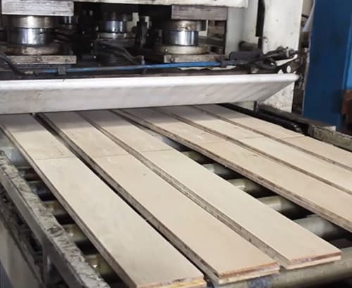 Building Structured Flooring, Sawyer Mason Wide Plank Flooring - Hot Press Core and Face Veneer Lamination