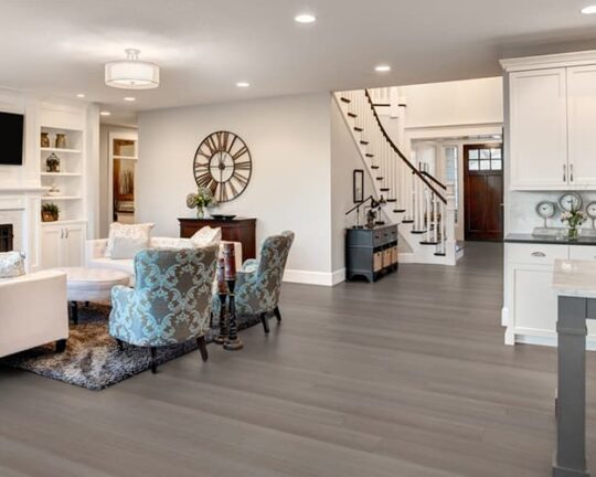 Installed Montauk Rift and Quarter Sawn Structured Wide Plank