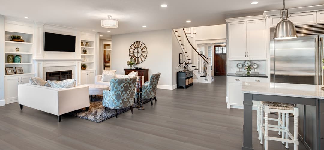 Installed Montauk Rift and Quarter Sawn Structured Wide Plank