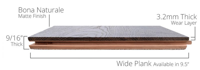 Sawyer Mason Vintage Collection Bona Naturale Side Plank Construction