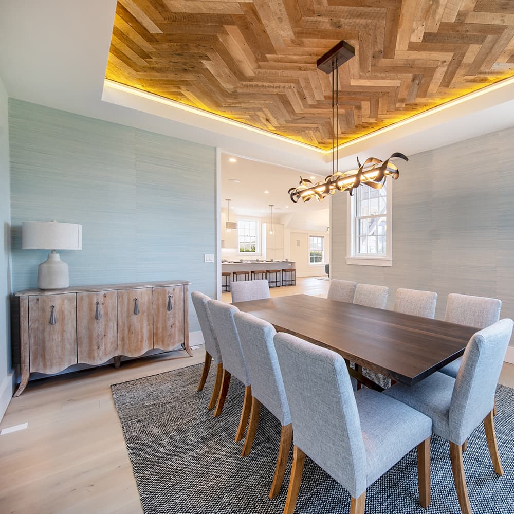 Coastal Chic Retreat featuring Sawyer Mason Fogg Structured Wide Plank Floors