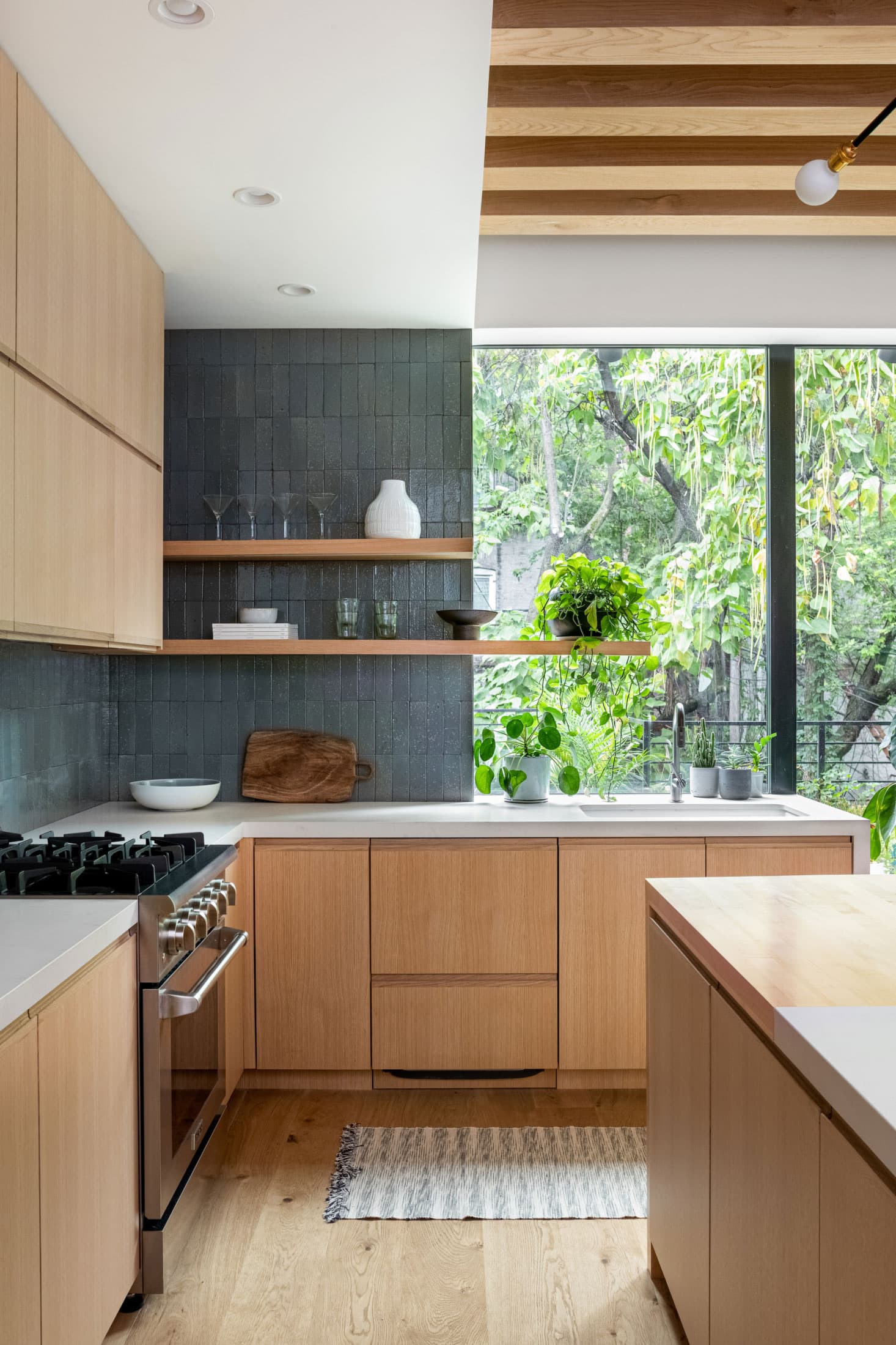 Scandinavian Kitchen Design with Sawyer Mason Wide Plank Sconset