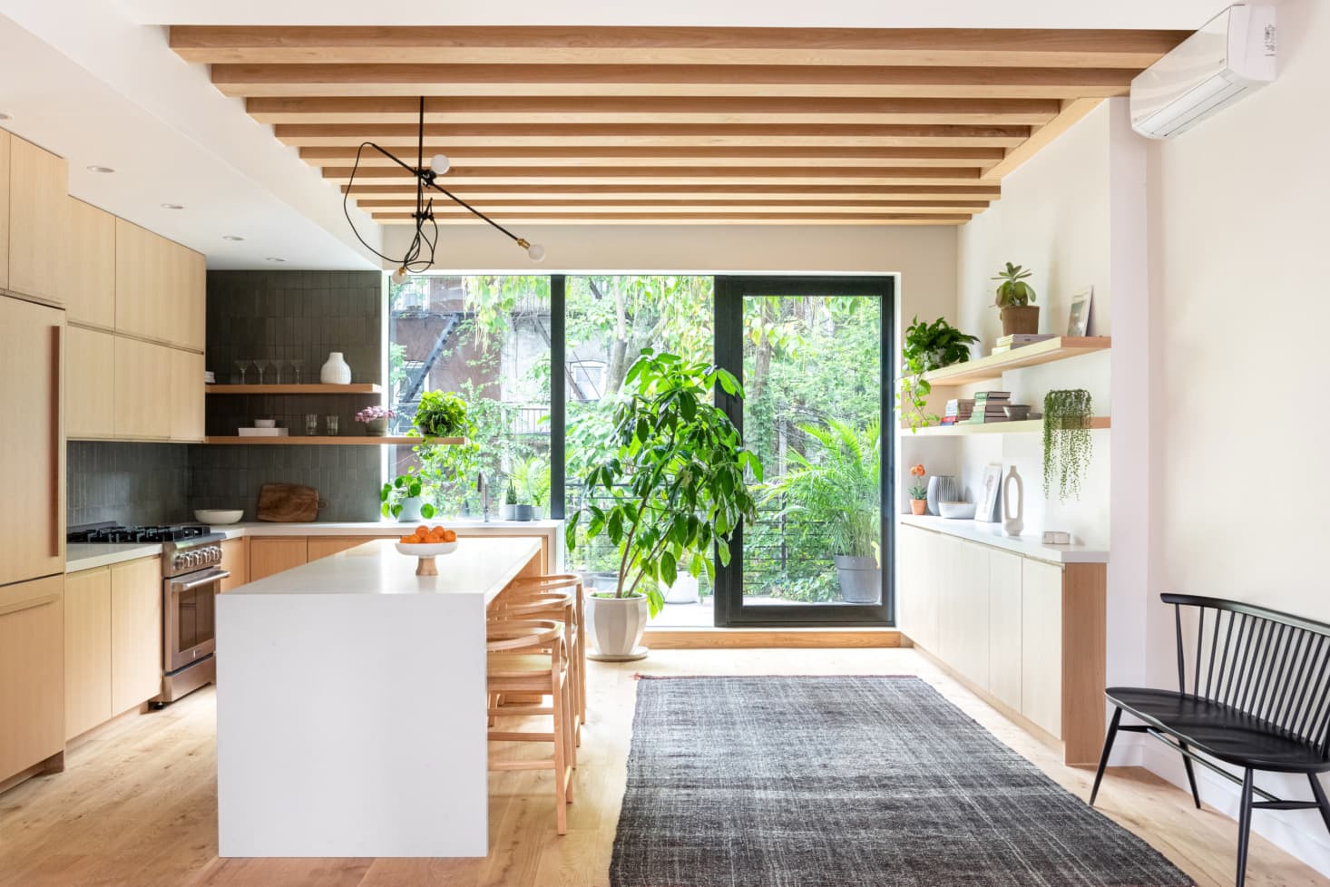 Scandinavian Kitchen Design with Sawyer Mason Wide Plank Sconset