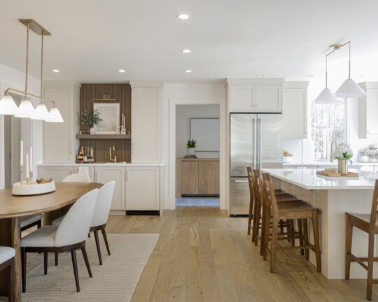 kitchen dining room wood furniture bar table gray cabinets