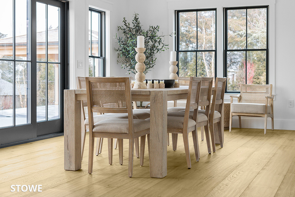 living room dining wood floor brown