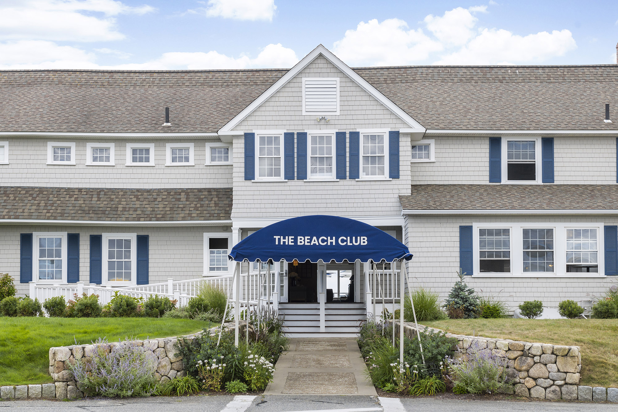 Exterior shot of commercial property The Beach Club.