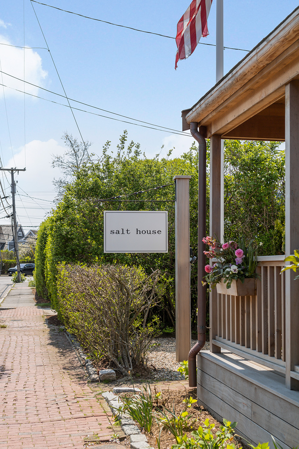 Exterior of commercial inn Salt House.