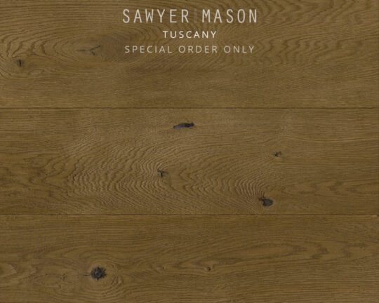 Tuscany wide plank flooring color swatch