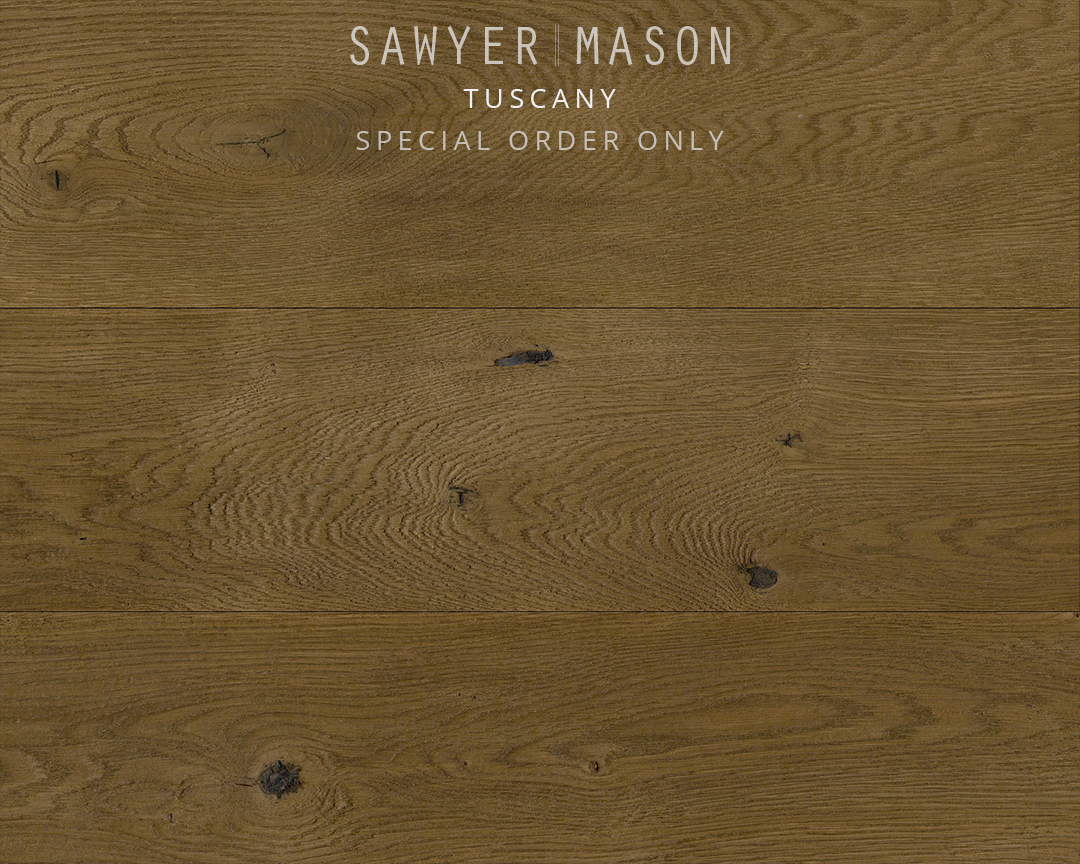 Tuscany wide plank flooring color swatch