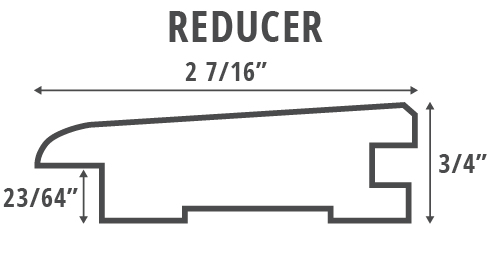 Reducer floor transition dimensions