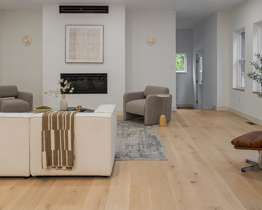 modern living room design light wood floors modern furniture