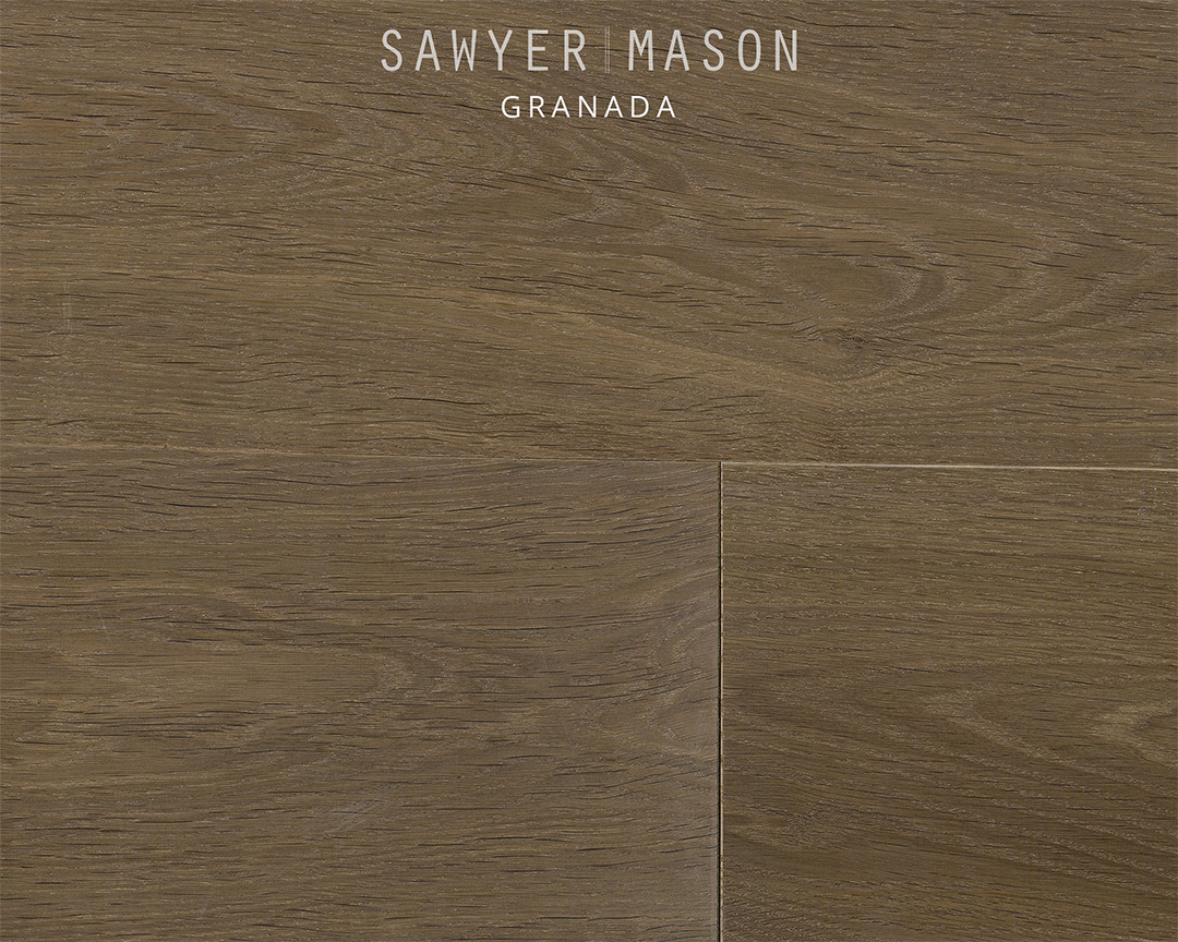 brown wide plank color swatch